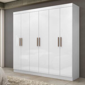 Guarda Roupa Casal 6 Portas 2 Gavetas