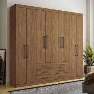 Guarda Roupa Casal 8 Portas 6 Gavetas