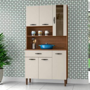 Armário Cozinha Compacto  6 Portas e 1 Gaveta